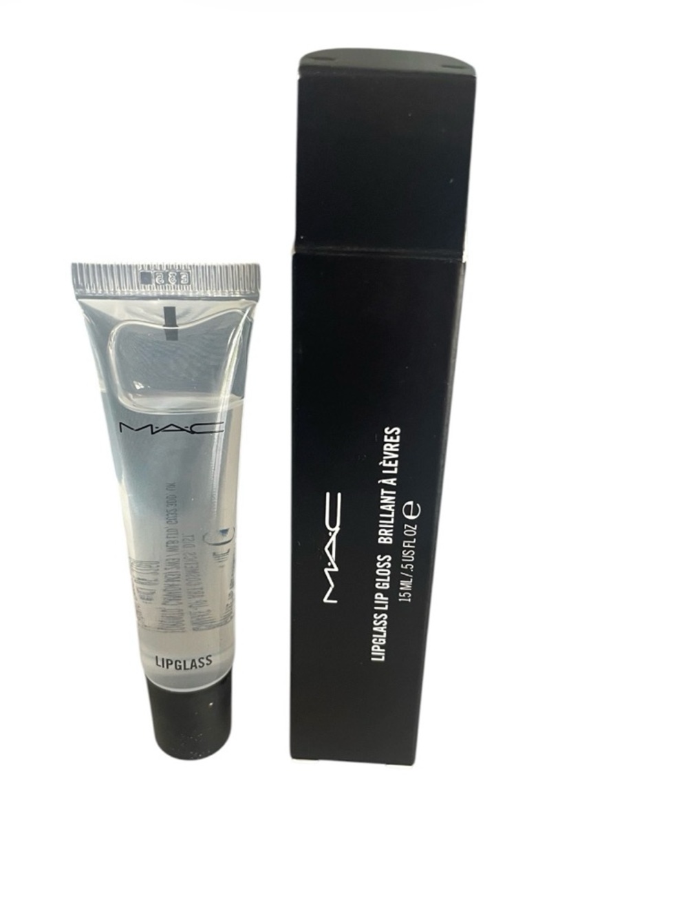 MAC Clear Lipglass Lip Gloss 05 Fl Oz New In Box